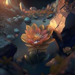 "Bohemian Garden Bloom" | Boho | Generative AI Artwork |