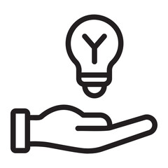 innovative line icon