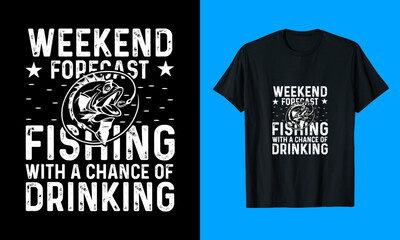 Fishing, Typography, vector T-shirt Design
