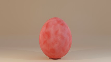 Osterei rot gefleckt 