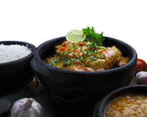 Moqueca fish and shrimp, traditional dish of Brazilian cuisine