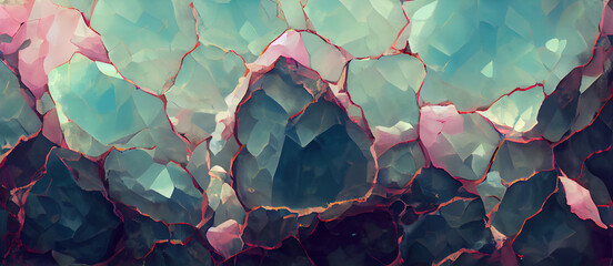 colorful geode background texture, ai generated - obrazy, fototapety, plakaty