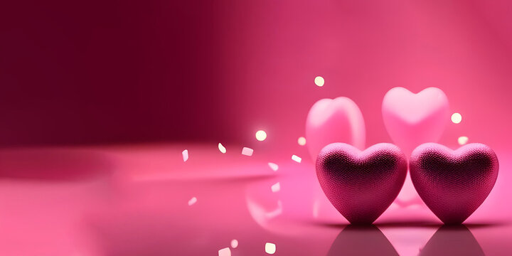 Pink Barbie Hearts Wallpaper Viva Magenta Love Hearts
