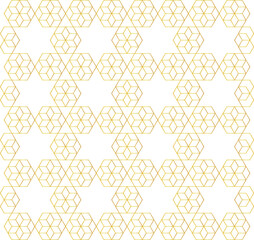 Gold Ornament pattern seamless background