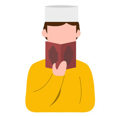 Ramadan kareem Muslim prayer reading quran