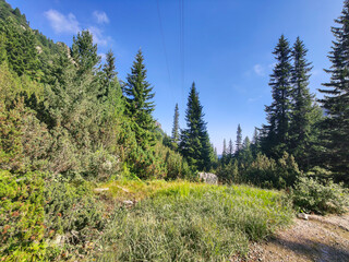 Landscape of Rila Mountain near Malyovitsa peak, Bulgaria