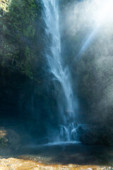 Fototapeta na wymiar Glaring Waterfall