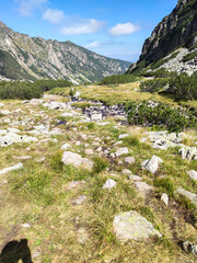 Landscape of Rila Mountain near Malyovitsa peak, Bulgaria