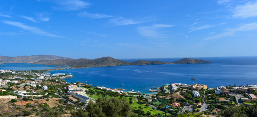 Naklejka premium Elounda, Agios Nikolaos, Kreta (Griechenland)