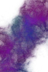 Abstract Gradient Blue Pink Nebula Cloud Backdrop
