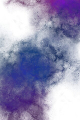 Abstract Gradient Blue Pink Nebula Cloud Backdrop