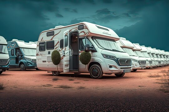 New & Pre-Owned Motor Homes for Sale: Perfect for Camping Adventures!. Photo AI