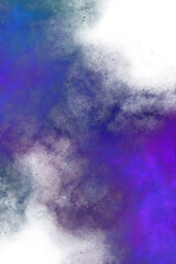 Fototapeta premium Abstract Gradient Blue Pink Nebula Cloud Backdrop
