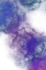 Obraz premium Abstract Gradient Blue Pink Nebula Cloud Backdrop