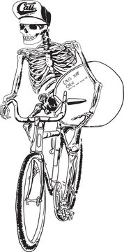 skull illustration sketch vector