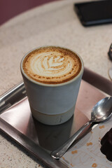 Specialty coffee with plant-based milk