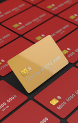 Gold credit card