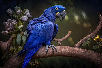 Obraz premium Hyacinth Macaw
