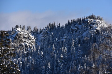 Tatry, TPN, Nosal, zima, góra, śnieg, krajobraz, Zakopane,