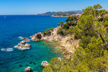 Fototapeta premium Coast of Lloret de Mar i
