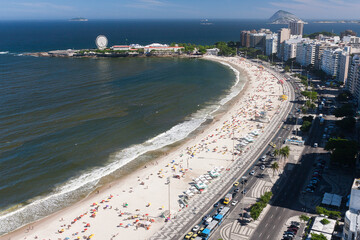 FERRIS WHEEL, brazil, rio de janeiro, copacabana, beach, sea, water, ship, boat, city, coast, port, bay, boats, sky, travel, ocean, harbor, summer, island, harbour, transportation, landscape, ferry, p