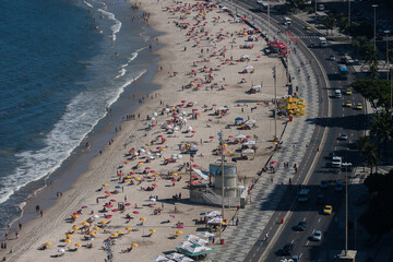 Brazil, Rio de Janeiro, Copacabana, Beach