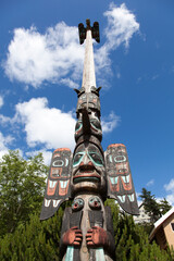 Ketchikan Town Traditional Totem Pole