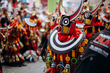 Carnaval de Punta Cana, República Dominicana. - obrazy, fototapety, plakaty