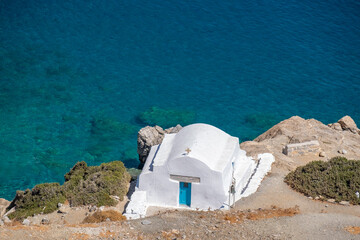Aghia Anna church, Amorgos island. Greece - 569708174