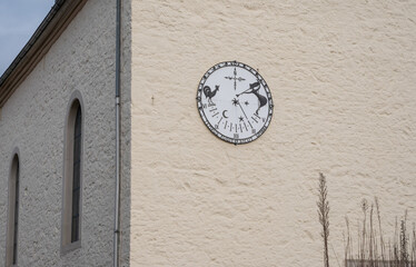 Gronau (leine) december 2021: St. Joseph is the Catholic parish church of Gronau in the Lower Saxony district of Hildesheim, it is located at Burgstrasse 8 and is named after Joseph of Nazareth.