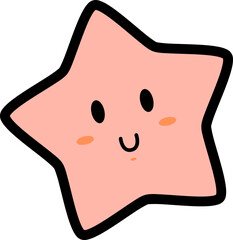 Star cute sticker