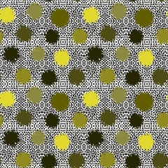 Abstract polka dots seamless fluffy circle pattern for wrapping paper and kids clothes print and fabrics and linens