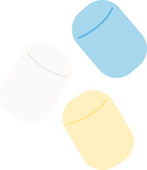 Marshmallows Flat Icon