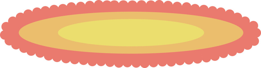 Obraz premium Simple circle carpet