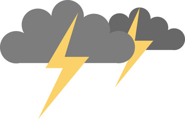 Weather thunder icon