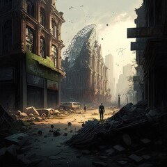 Post Apocalyptic Cityscape