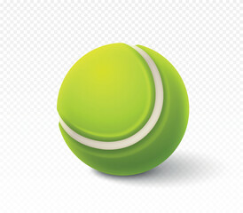 Realistic tennis ball