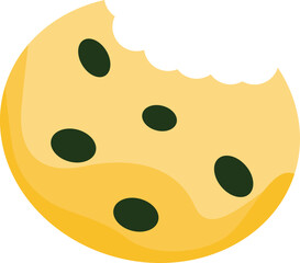 Obraz premium Cookies brown icon