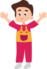 Happy children illustration