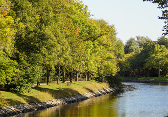 river in the park