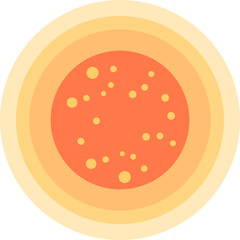 Sun Planet Illustration