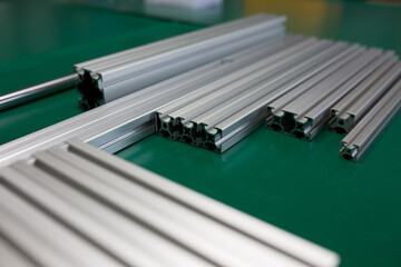 Machine cut aluminum frame
