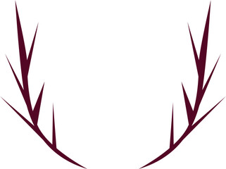 Deer antlers decoration