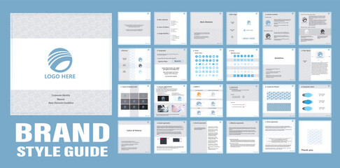 brand style guide kit branding book bible manual guideline
