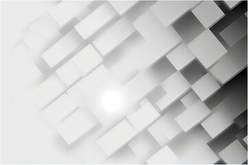 Obraz premium Abstract Elegant White and Grey Background Abstract White Pattern Squares Texture