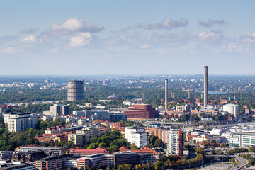 view of the city