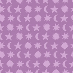 Doodle cute hand drawn seamless pattern, perfect for textile or paper design. Vector illustration