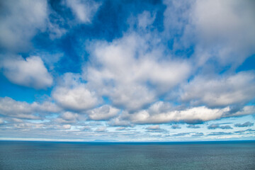 Open blu skies of Iceland
