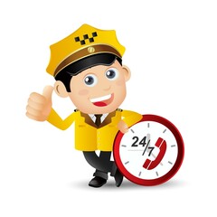 People Set - Profession - Taxi Driver