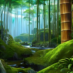 bamboo forest in the jungle
